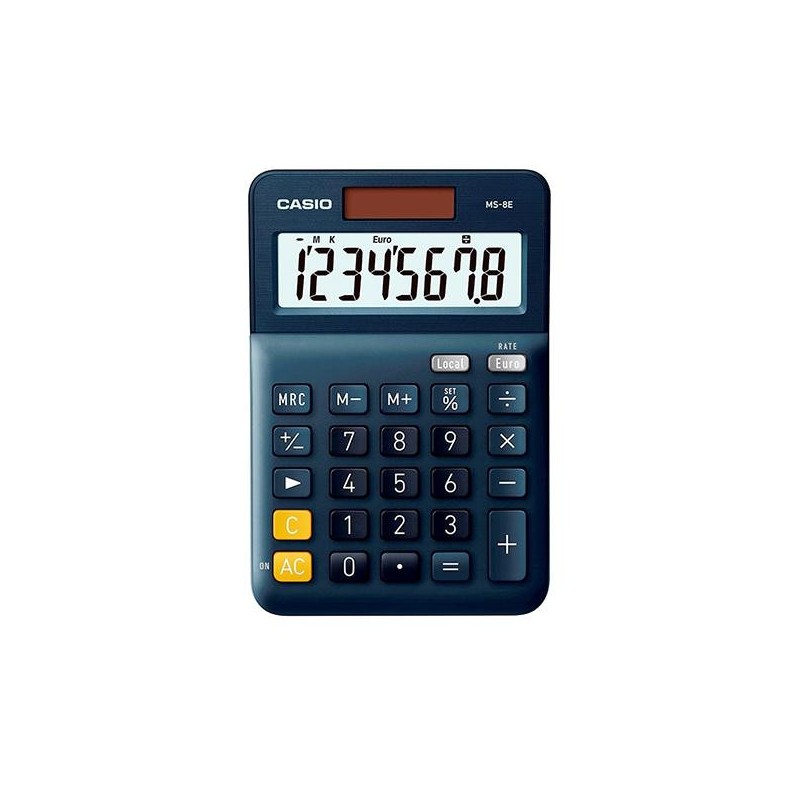 Calculadora sobremesa Casio MS-8E - Color azul oscuro Calculadora sobremesa Casio MS-8E - Color azul oscuro