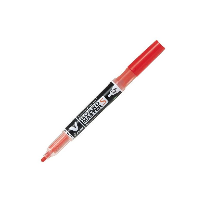 Marcador pizarra Pilot V Board S - Punta cónica - Trazo 1,3 mm - Color rojo Marcador pizarra Pilot V Board S - Punta cónica - Trazo 1,3 mm - Color rojo