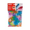 Plumas collage Apli - Tamaños surtidos - Colores surtidos - Bolsa 24 ud