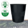 Papelera Leitz Recycle - Plástico - 15 L - Color negro
