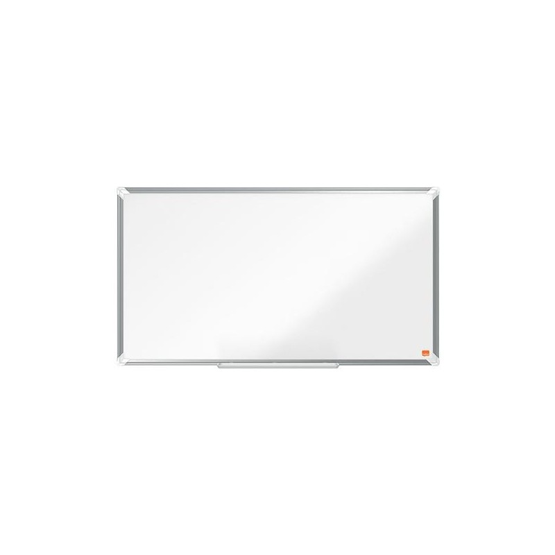 Pizarra Nobo Premium Plus - Panorámica - Acero lacado - Magnética - 89 x 50 cm - Color blanco Pizarra Nobo Premium Plus - Panorámica - Acero lacado - Magnética - 89 x 50 cm - Color blanco