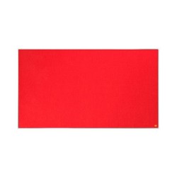 Tablero Nobo - Tapizado - Panorámico - 122 x 69 cm - Color rojo