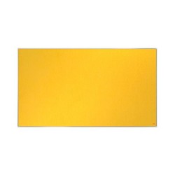 Tablero Nobo - Tapizado - Panorámico - 122 x 69 cm - Color amarillo