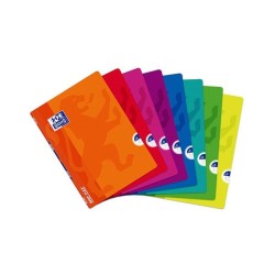 Libreta Oxford OpenFlex - Grapada - PP - A4 - 5x5 - 48 hojas - 90 g - Colores surtidos