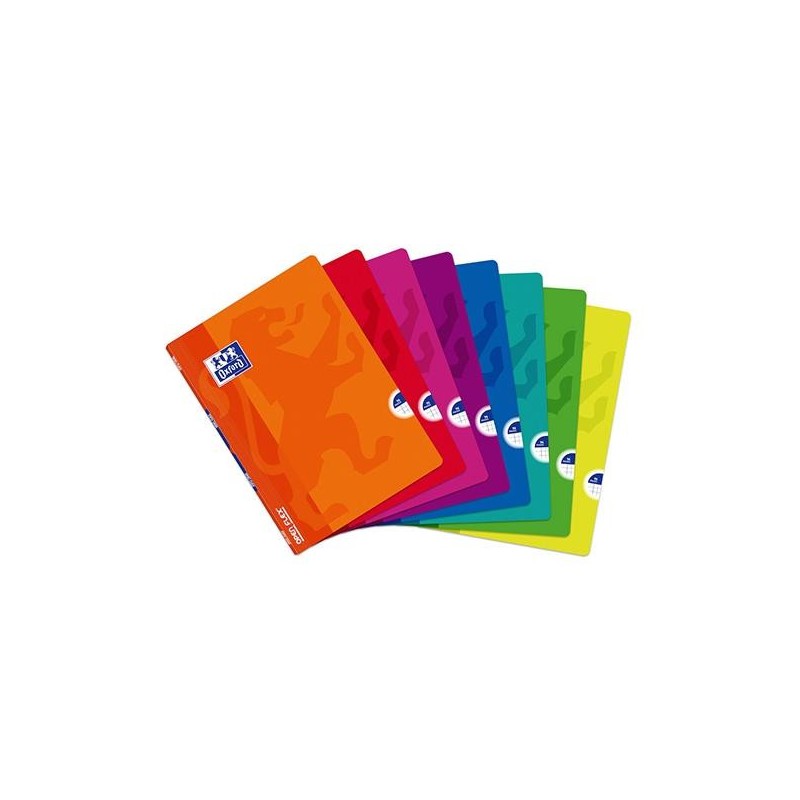 Libreta Oxford OpenFlex - Grapada - PP - A4 - 5x5 - 48 hojas - 90 g - Colores surtidos