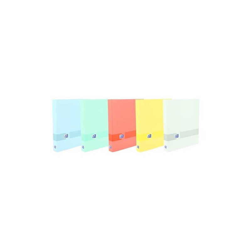 Carpeta Oxford EuropeanBinder 4 anillas con gomas y recambio A4+ melocotón