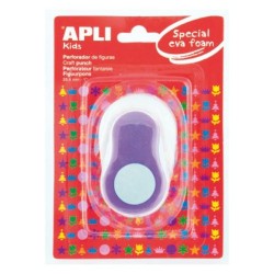 Perforadora de goma eva Apli - Forma de círculo - 25,4 mm - Color lila