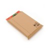 Bolsas ColomPac Original - Cartón corrugado extrafuerte - 303 x 413 x 50 mm - Tira de silicona - Pack 20 bolsas