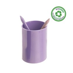 Portalápices Archivo 2000 Ecológico Plástico reciclado - 75 mm x 10,5 cm - Color malva pastel