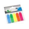 Banderitas adhesivas flecha Info Flags - 12 x 44 mm - Colores neón surtidos - Pack 5 x 25