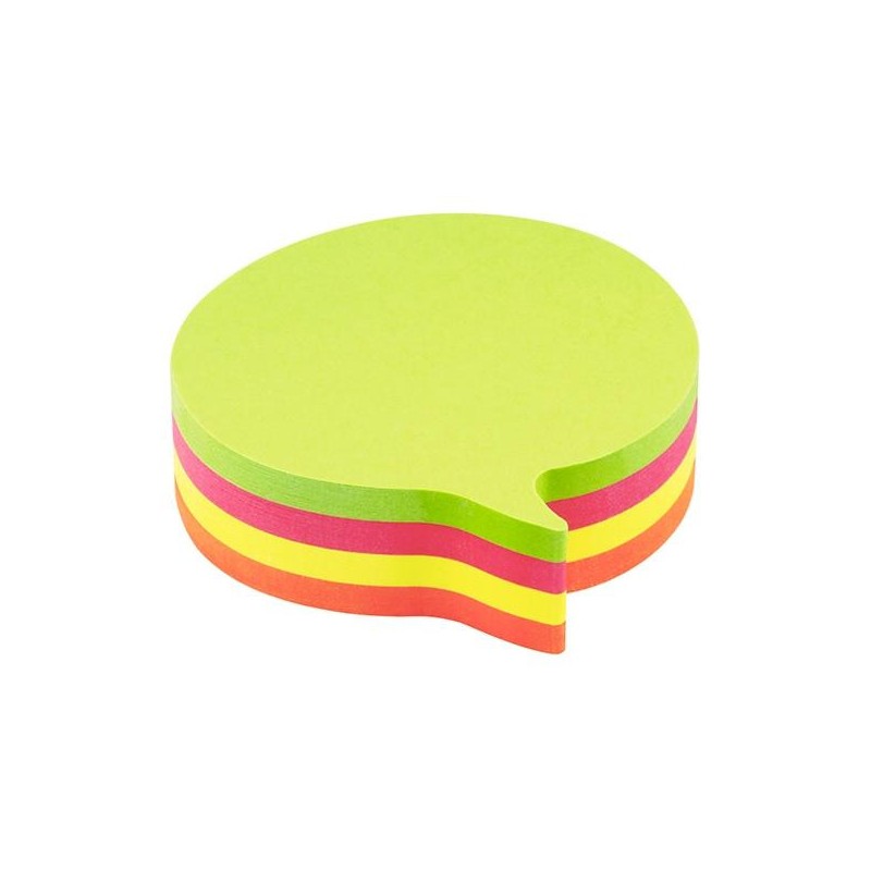 Notas adhesivas Bocadillo Info Notes - 100 hojas - 75 x 75 mm - Colores surtidos