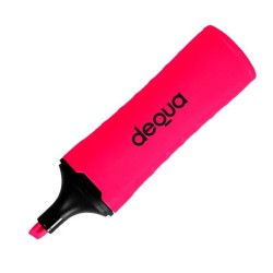 Marcador fluorescente Dequa - Trazo 1 / 4 mm - Color rosa