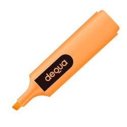Marcador fluorescente Dequa - Trazo 1 / 4 mm - Color naranja