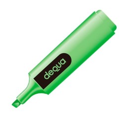 Marcador fluorescente Dequa - Trazo 1 / 4 mm - Color verde