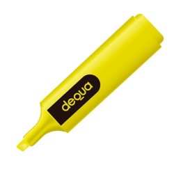 Marcador fluorescente Dequa - Trazo 1 / 4 mm - Color amarillo