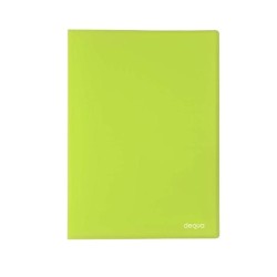 Carpeta 20 fundas Dequa PP A4 verde