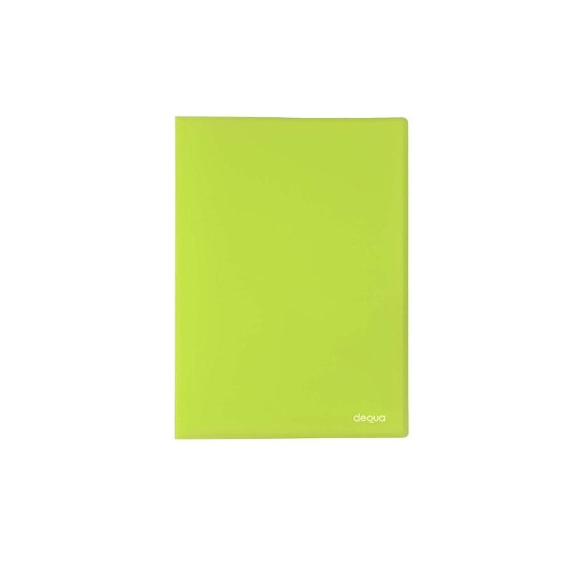 Carpeta 20 fundas Dequa PP A4 verde