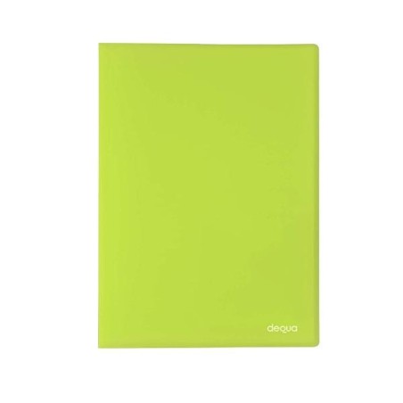 Carpeta 20 fundas Dequa PP A4 verde