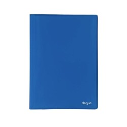 Carpeta 20 fundas Dequa PP A4 azul