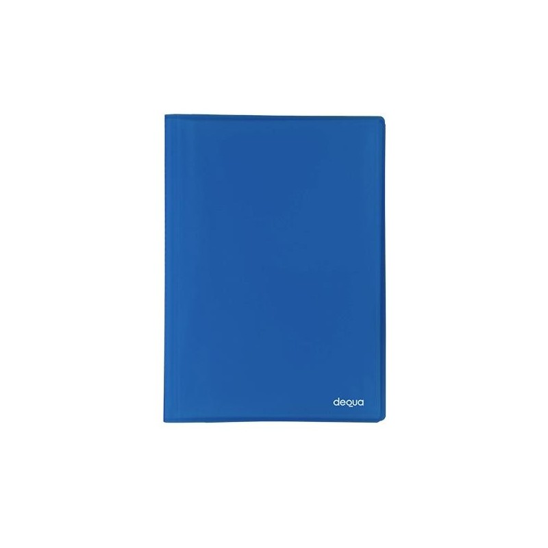Carpeta 20 fundas Dequa PP A4 azul