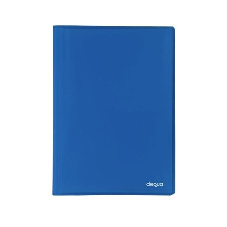 Carpeta 20 fundas Dequa PP A4 azul