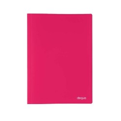 Carpeta 20 fundas Dequa PP A4 fucsia