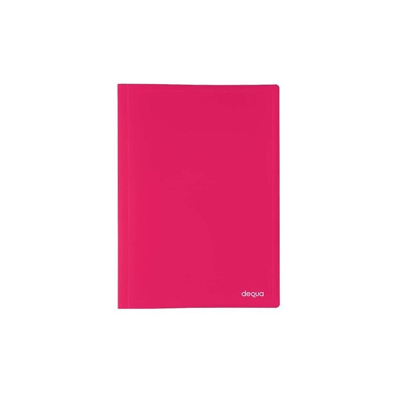 Carpeta 20 fundas Dequa PP A4 fucsia
