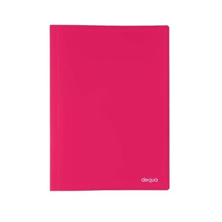 Carpeta 20 fundas Dequa PP A4 fucsia