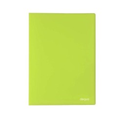 Carpeta 30 fundas Dequa PP A4 verde