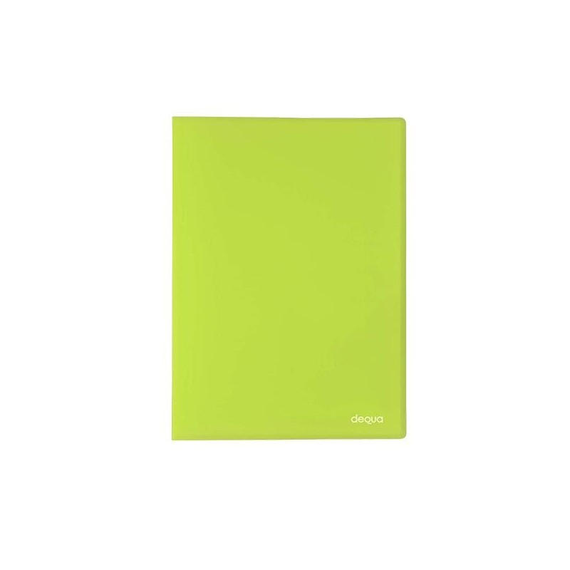 Carpeta 30 fundas Dequa PP A4 verde Carpeta 30 fundas Dequa PP A4 verde