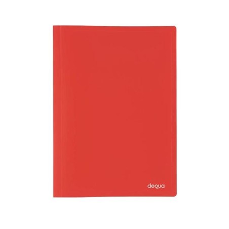 Carpeta 30 fundas Dequa PP A4 rojo