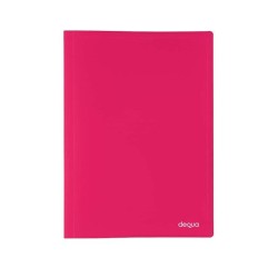 Carpeta 30 fundas Dequa PP A4 fucsia