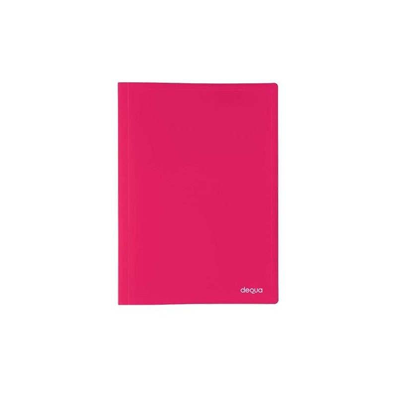 Carpeta 30 fundas Dequa PP A4 fucsia