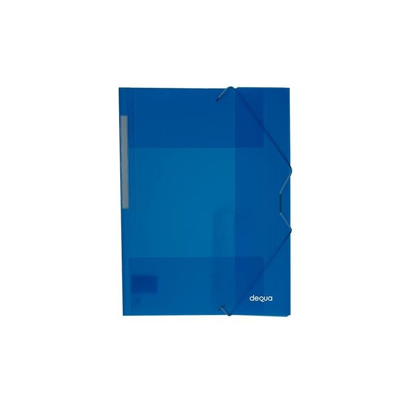 Carpeta de gomas y 3 solapas Dequa A4 azul Carpeta de gomas y 3 solapas Dequa A4 azul