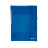 Carpeta de gomas y 3 solapas Dequa A4 azul