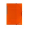 Carpeta de gomas y 3 solapas Dequa A4 naranja