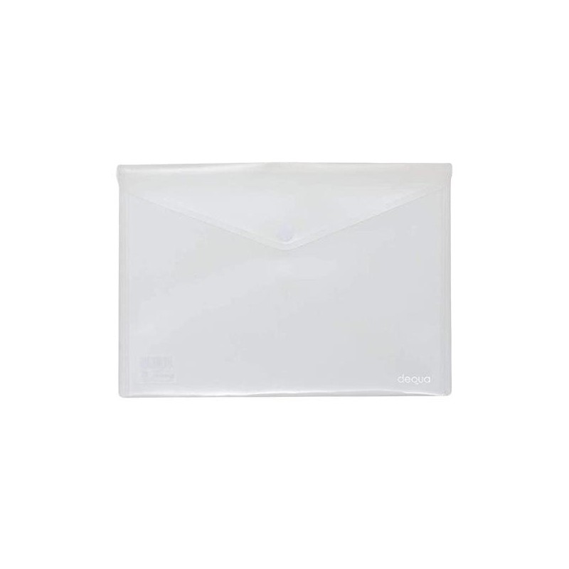 Sobre con broche Dequa PP Folio incoloro Sobre con broche Dequa PP Folio incoloro