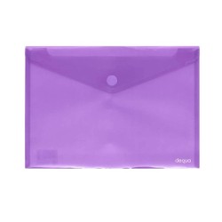 Sobre con broche Dequa PP Folio violeta