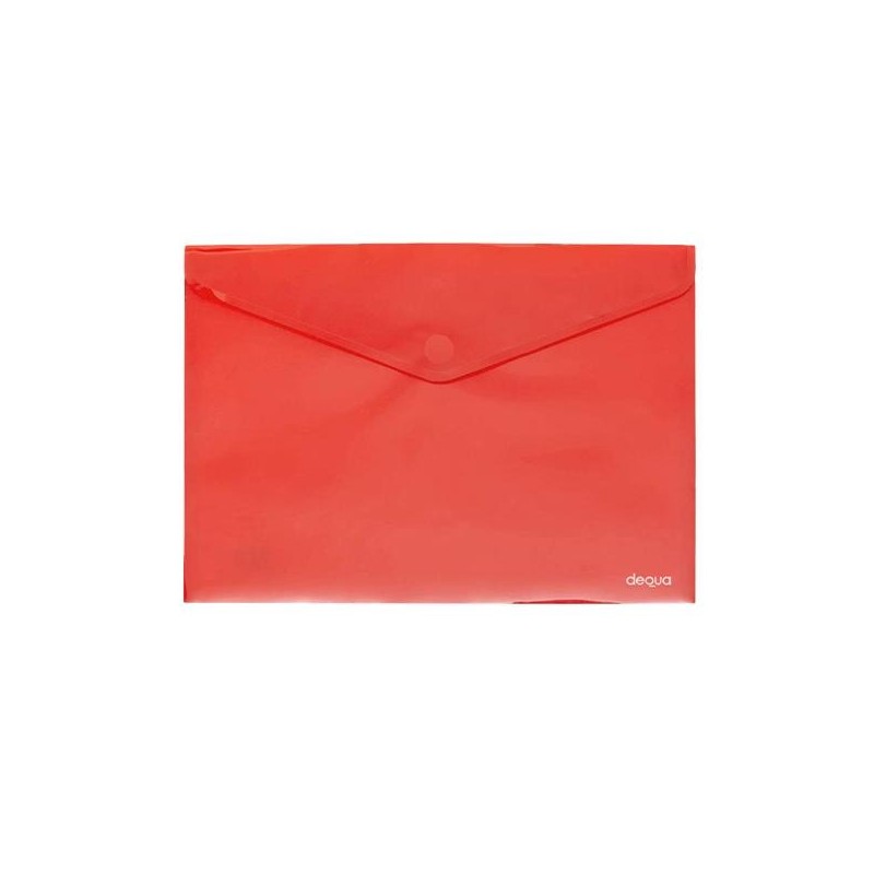 Sobre con broche Dequa PP Folio rojo