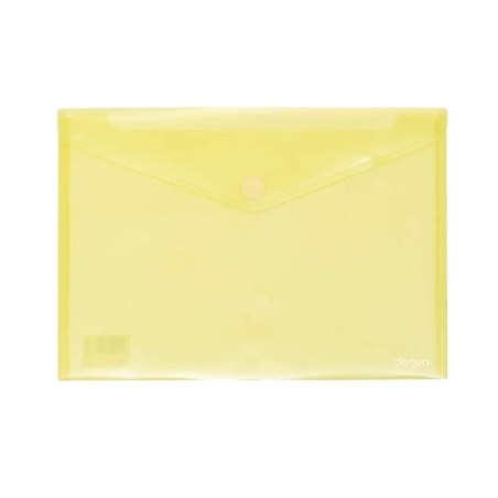Sobre con broche Dequa PP Folio amarillo