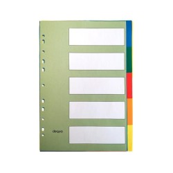 Separadores 5 posiciones Dequa - Multitaladro - PP - Folio
