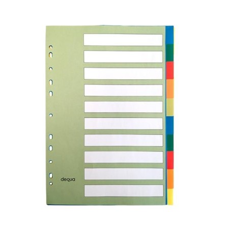 Separadores Dequa 10 posiciones - Multitaladro - PP - Folio