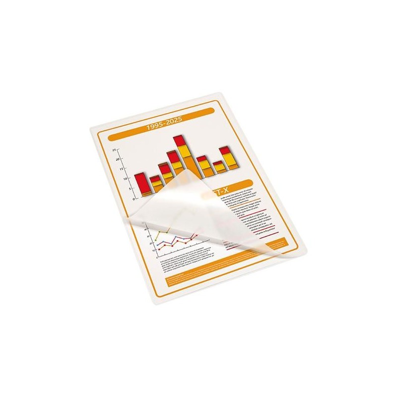 Fundas plastificación Yosan - 125 micras - A3 - 303 x 426 mm - Caja 100 ud