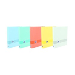Carpeta Oxford You 4 anillas 25mm cuadrícula 5x5 A4+ colores surtidos