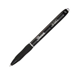 Bolígrafo retráctil Sharpie S-Gel - 0,7 mm - Color negro
