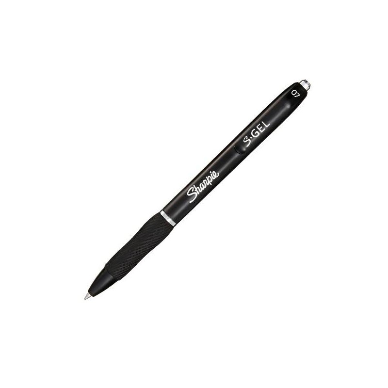 Bolígrafo retráctil Sharpie S-Gel - 0,7 mm - Color negro Bolígrafo retráctil Sharpie S-Gel - 0,7 mm - Color negro