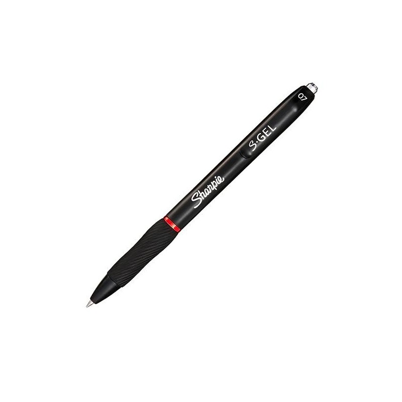 Bolígrafo retráctil Sharpie S-Gel - 0,7 mm - Color rojo