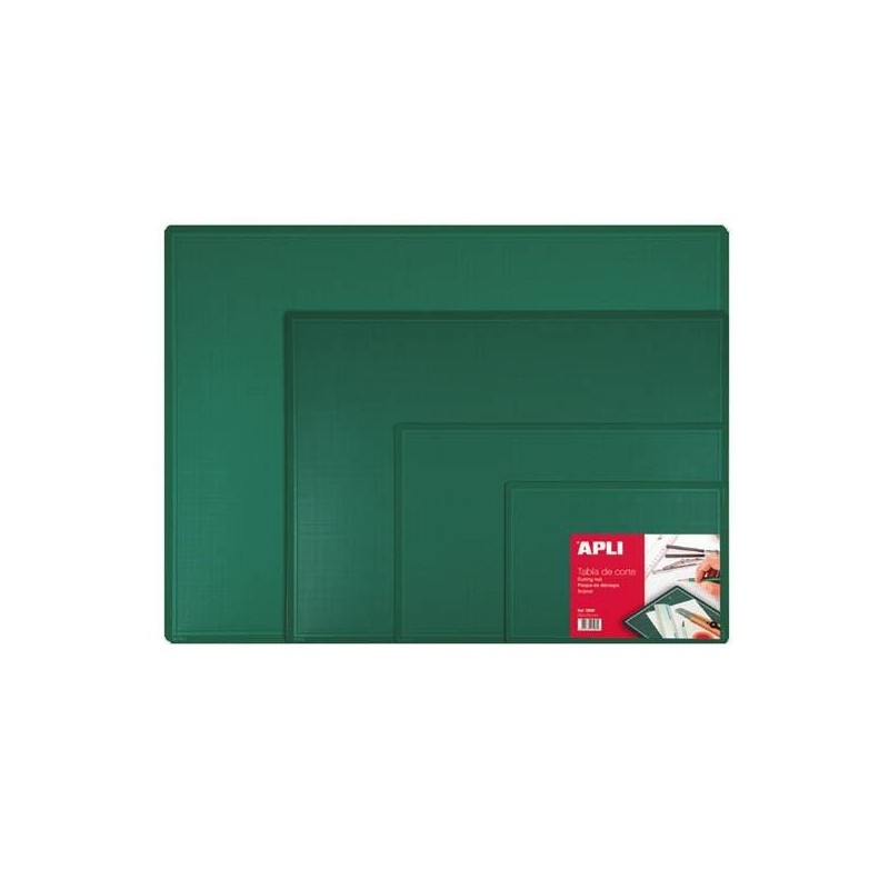Tabla de corte Apli - PVC - A3 - Color verde