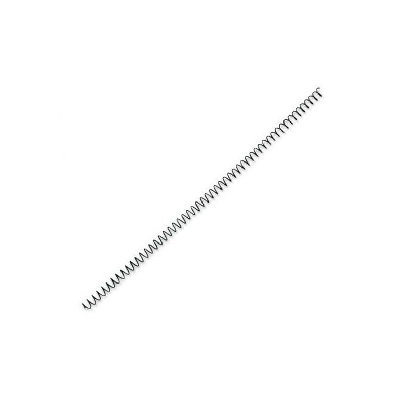Espiral metálica Yosan - 64 perforaciones - 6 mm - Color negro - Caja 100 ud Espiral metálica Yosan - 64 perforaciones - 6 mm - Color negro - Caja 100 ud