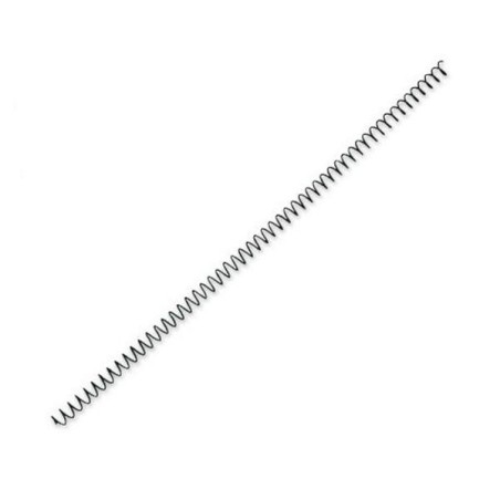 Espiral metálica Yosan - 64 perforaciones - 6 mm - Color negro - Caja 100 ud